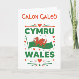 Cymru Red Dragon Wales Kort