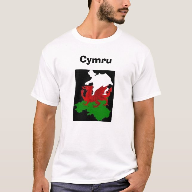 Cymru Tee Shirt (Framsida)