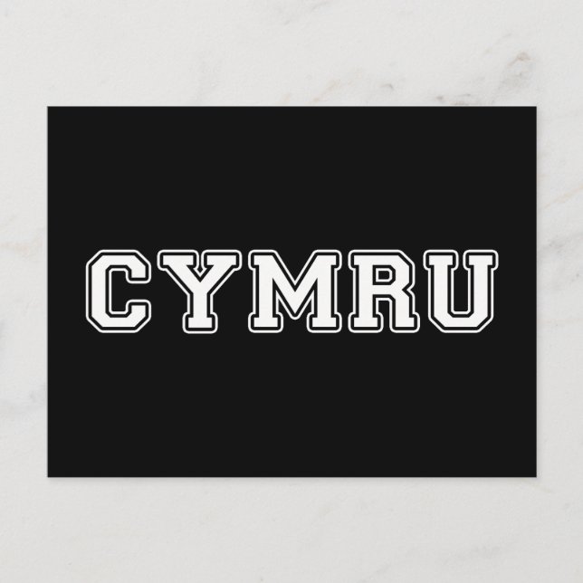 Cymru Vykort (Framsida)