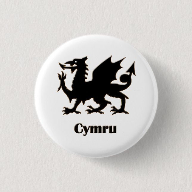 Cymru, Wales pin Knapp (Framsida)