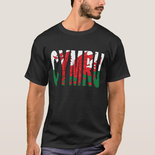 CYMRU - Wales T-shirt (Framsida)