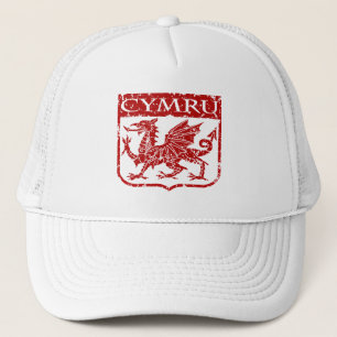 Cymru - Wales - Vintage Truckerkeps