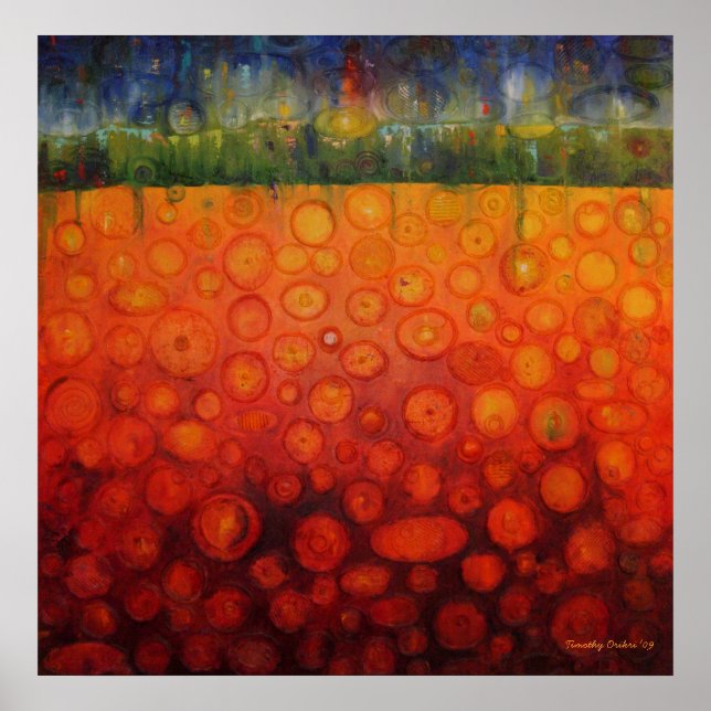 Cyndi's Garden Framed Print Poster (Framsidan)