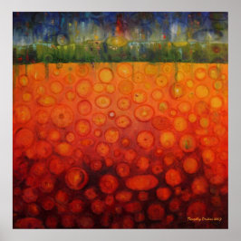 Cyndis Garden - Kanvastrycket Poster