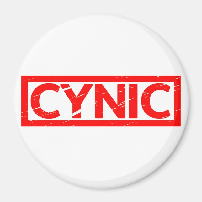 Cynic Frimärke Magnet (Framsidan)