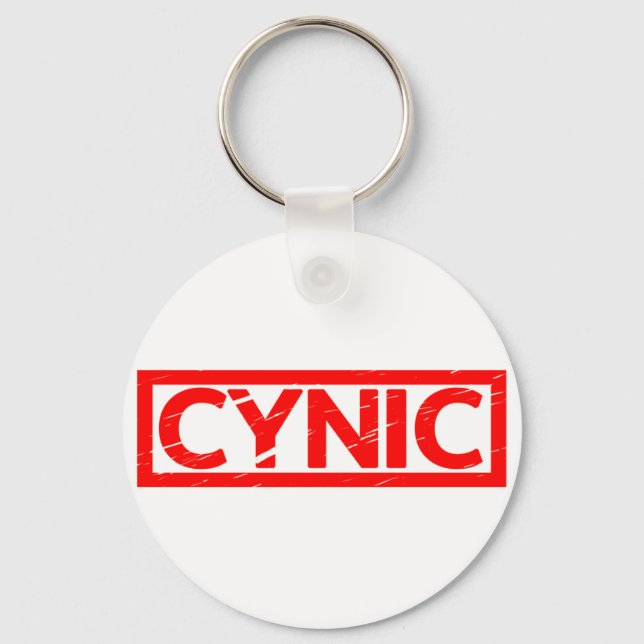 Cynic Frimärke Nyckelring (Framsida)