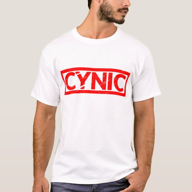 Cynic Frimärke T Shirt (Framsida)