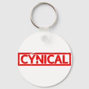 Cyniska Frimärke Nyckelring