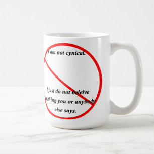 Cyniskt Kaffemugg