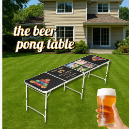 CYO 4 Photo Bachelor Party Beer Pong Bord