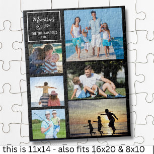 CYO 6 Fotokollage Personlig Modern Familj Pussel