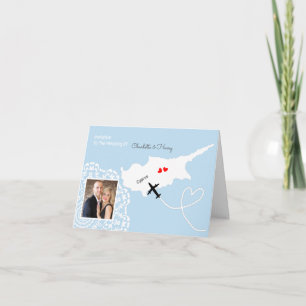 Cypern Bröllopsdestination Inbjudan