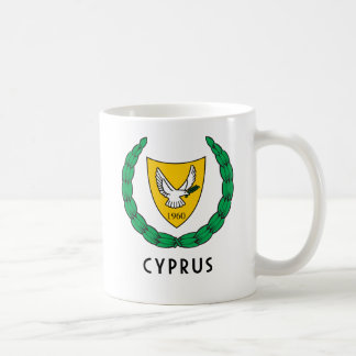 CYPERN - emblem/flagga/vapensköld/symbol/Europa Kaffemugg