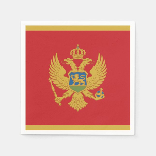 Cypern Flagduk Pappersservett (Framsidan)