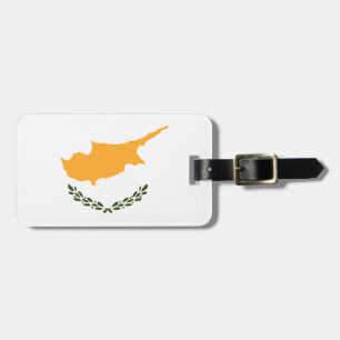 Cypern flagga bagagebricka