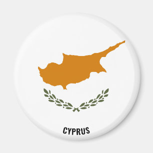 Cypern Flagga Charming Patriotic Magnet