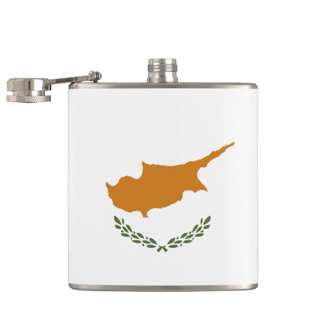 Cypern flagga fickplunta (Öppnad)