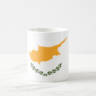 Cypern Flagga Kaffemugg