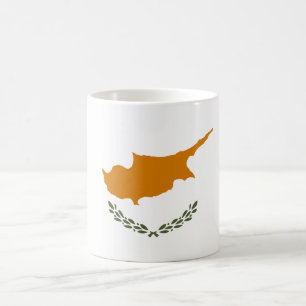 Cypern Flagga Kaffemugg