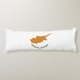 Cypern flagga kroppskudde