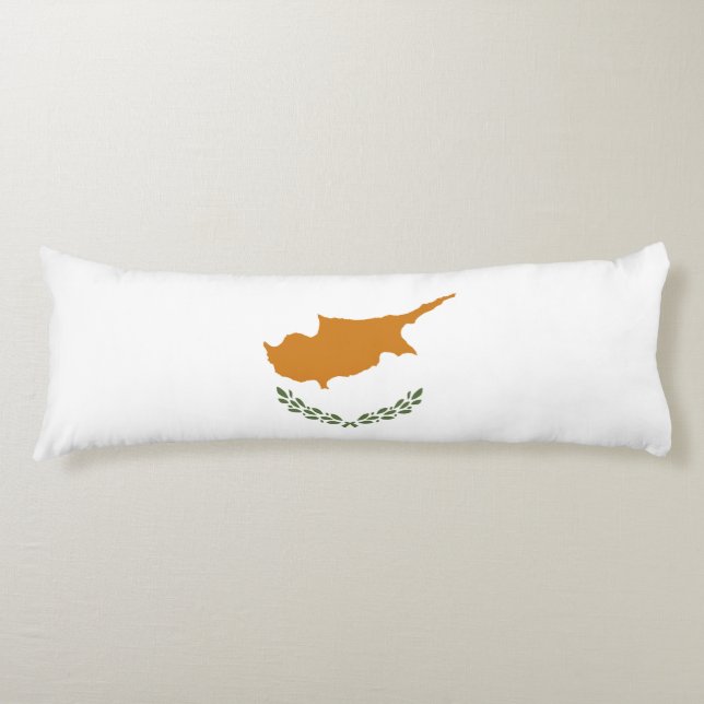 Cypern flagga kroppskudde (Framsidan)