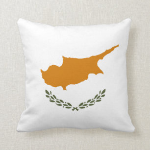Cypern Flagga Kudde