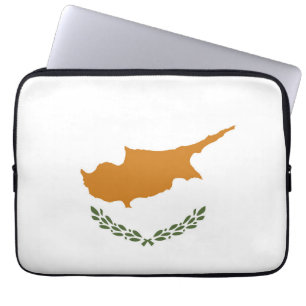 Cypern flagga laptop fodral