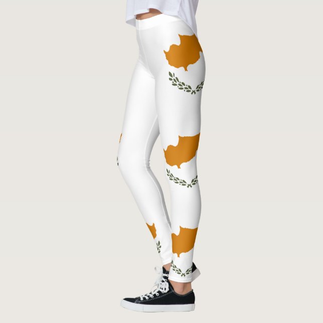 Cypern Flagga Leggings (Vänster)
