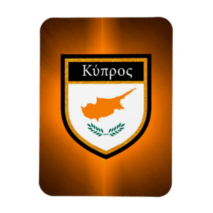 Cypern Flagga Magnet