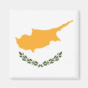 Cypern Flagga Magnet