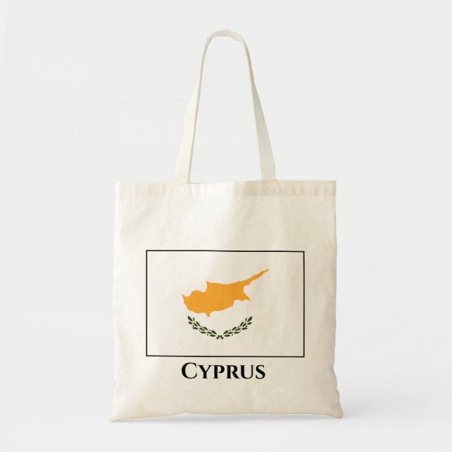 Cypern Flagga Tygkasse (Framsidan)