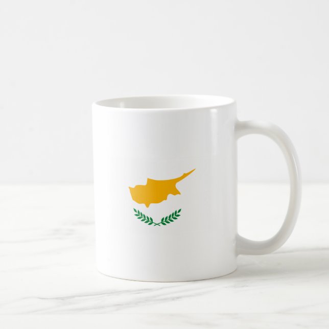 Cypern flaggamugg kaffemugg (Höger)