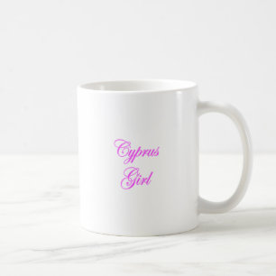 Cypern flicka kaffemugg