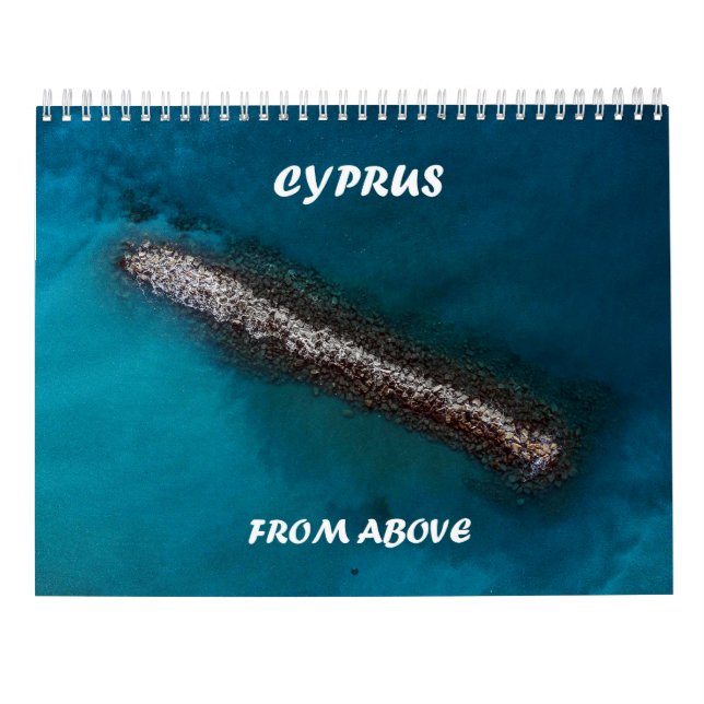 Cypern från ovan kalender (Baksida)