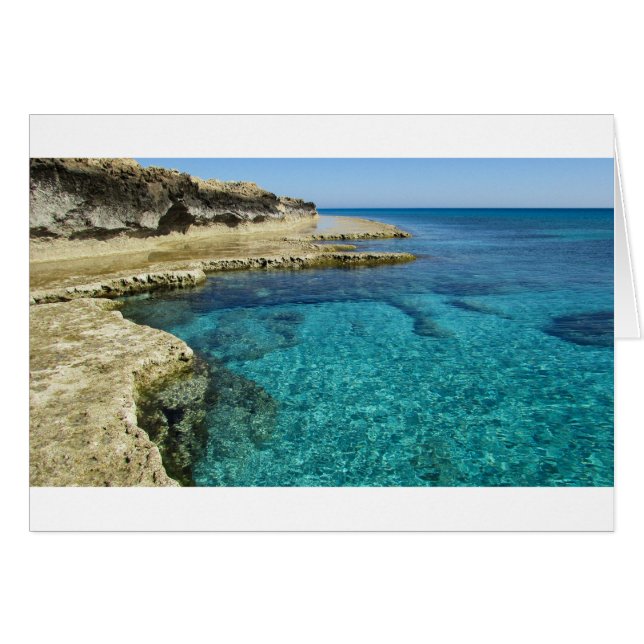 Cypern Hälsningskort (Framsidan Horizontal)