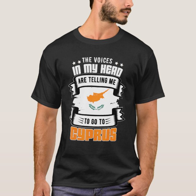 Cypern I Mitt Huvud T Shirt (Framsida)