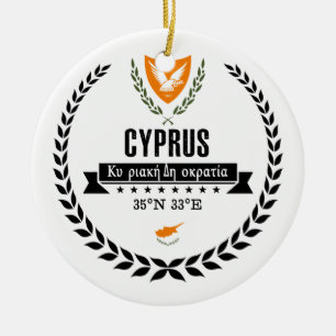 Cypern Julgransprydnad Keramik