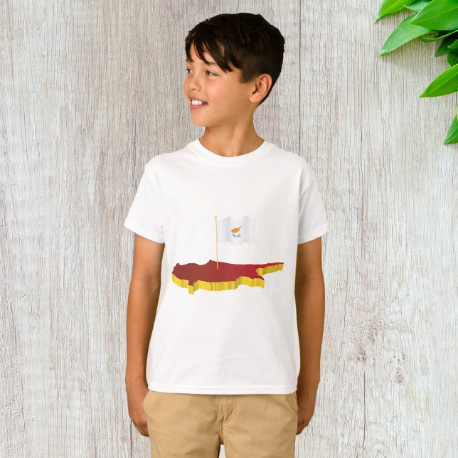Cypern Karta T Shirt (Skapare uppladdad)