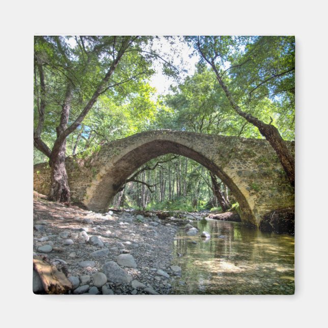 Cypern kelefos medieval bridge venetian architectu magnet (Framsidan)