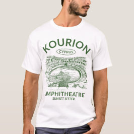 Cypern: Kourion amfiteater solnedgång sitter T Shirt