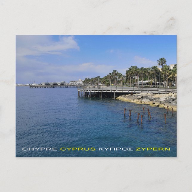 Cypern Limassol Molos park vykort (Framsida)