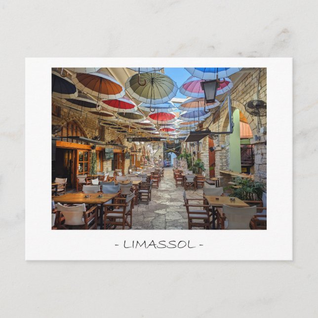 Cypern Limassol vykort (Framsida)