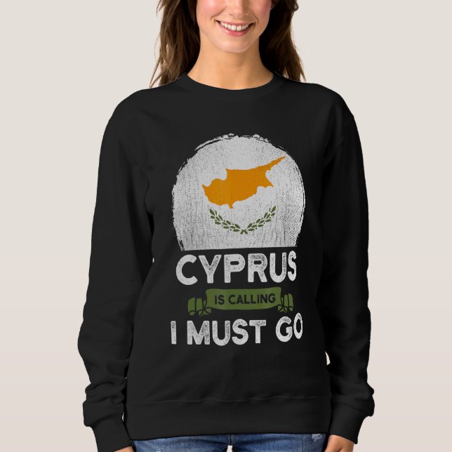 Cypern säger att jag måste åka till det cypriotisk t shirt (Framsida)