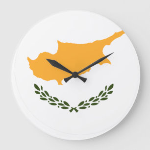 Cypern Wall Clock Stor Klocka
