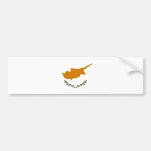 Cyperns flagga bildekal