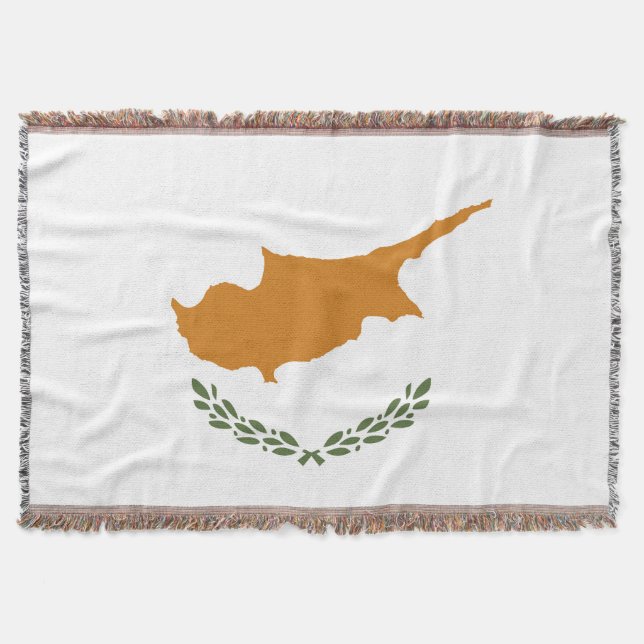Cyperns flagga filt (Framsidan)