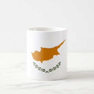 Cyperns flagga kaffemugg
