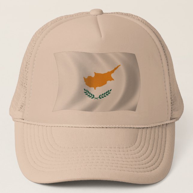Cyperns flagga mössa truckerkeps (Framsida)