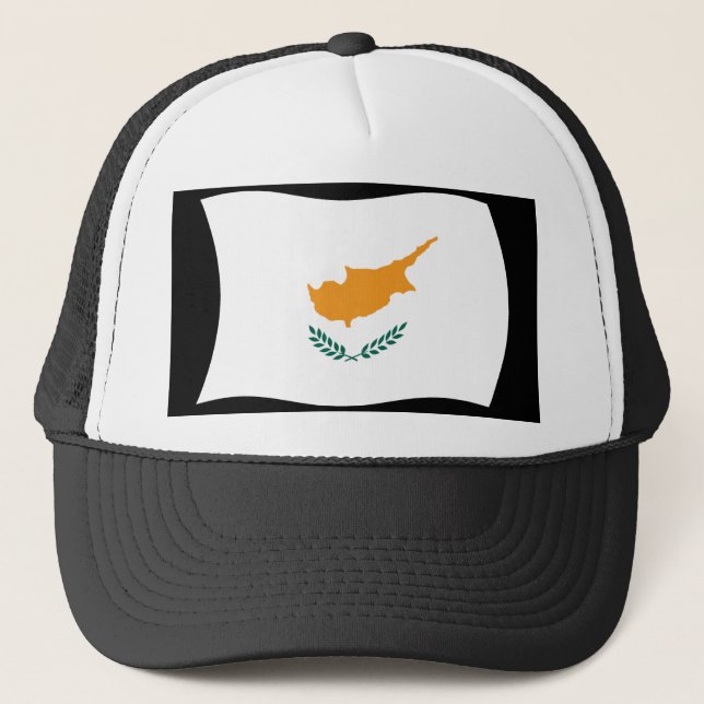 Cyperns flagga mössa truckerkeps (Framsida)
