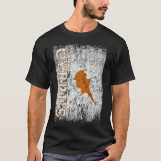 Cyperns flagga present Kvinnor Män Barn Cypern Ret T Shirt
